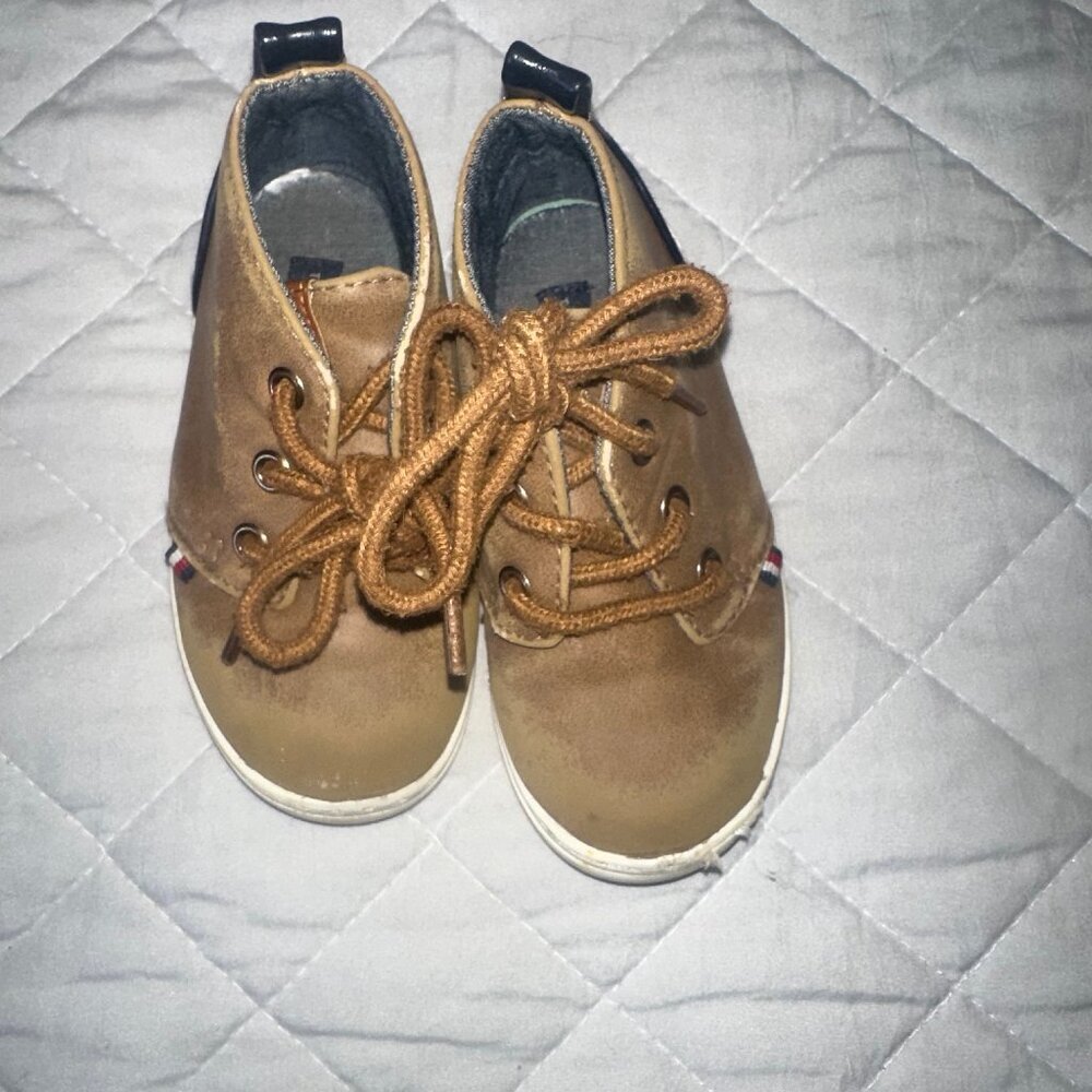 Tommy Hilfiger Ken Chukka boot cognac kids 7